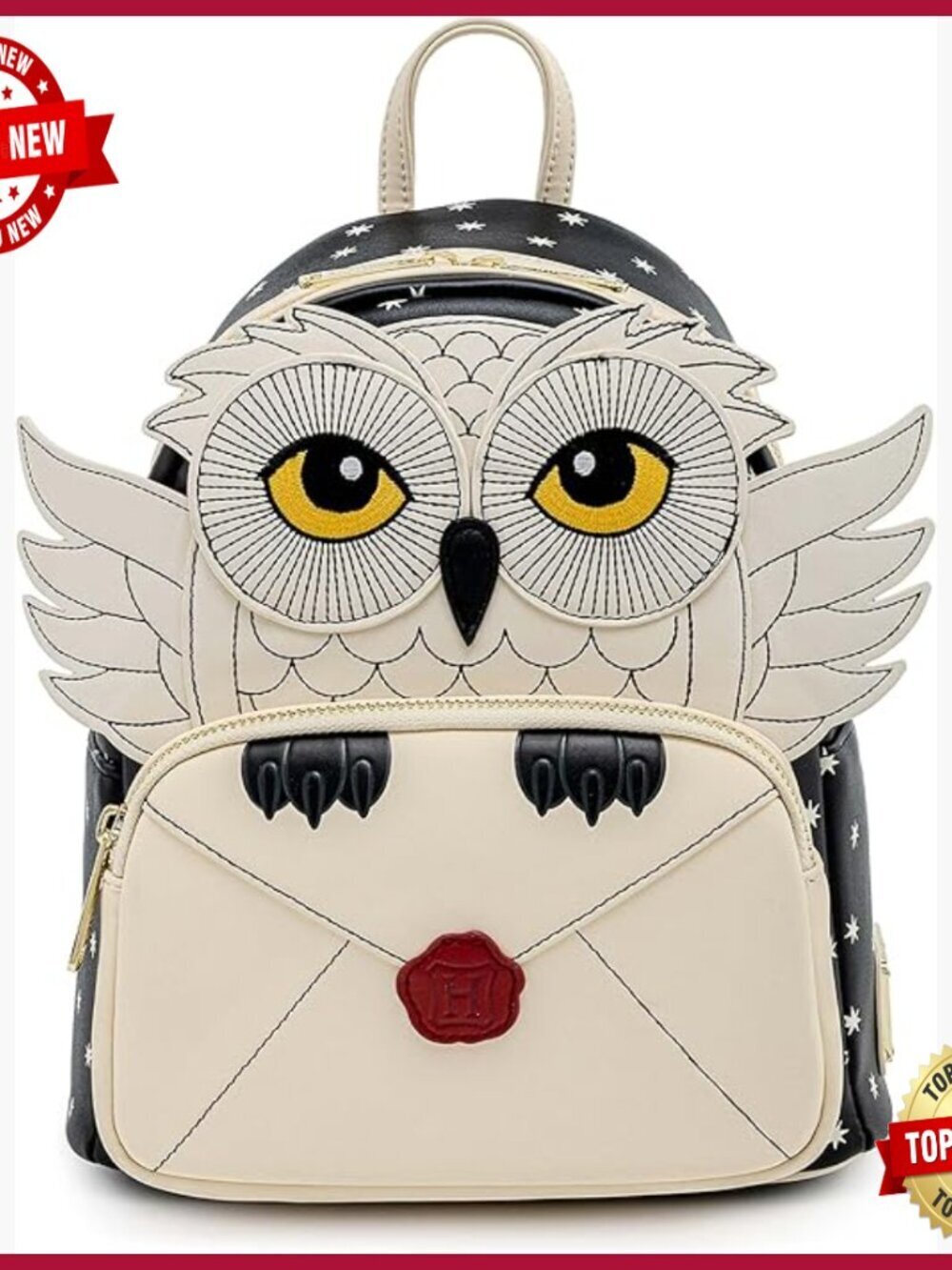 Faux Leather Shoulder Bag with Adjustable Straps and Zipper Pocket